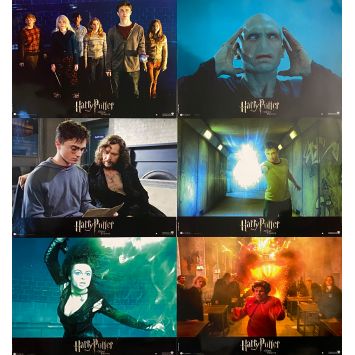 HARRY POTTER & THE ORDER OF THE PHOENIX teaser Lobby Cards x6 - 9x12 in. - 2007 - David Yates, Daniel Radcliffe