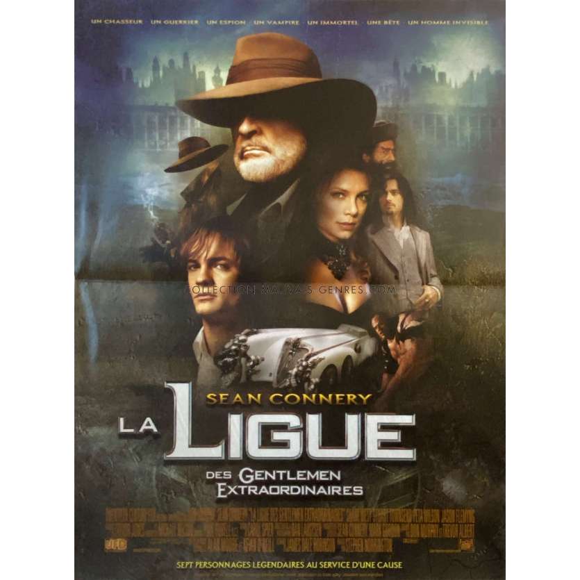 LA LIGUE DES GENTLEMEN EXTRAORDINAIRES Affiche de film- 40x54 cm. - 2003 - Sean Connery, Stephen Norrington