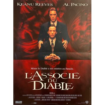 THE DEVIL'S ADVOCATE Movie Poster- 15x21 in. - 1997 - Taylor Hackford, Keanu Reeves, Al Pacino