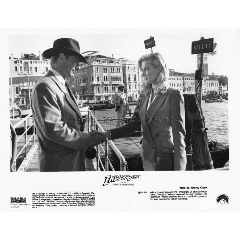 INDIANA JONES AND THE LAST CRUSADE Movie Still IJ3-CS-3 - 8x10 in. - 1989 - Steven Spielberg, Harrison Ford