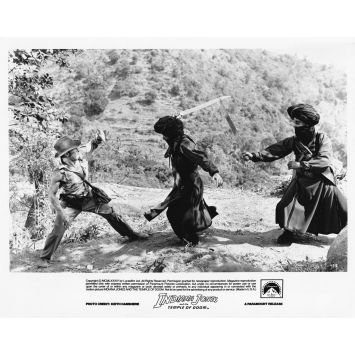 INDIANA JONES ET LE TEMPLE MAUDIT Photo de presse N988 - 20x25 cm. - 1984 - Harrison Ford, Steven Spielberg