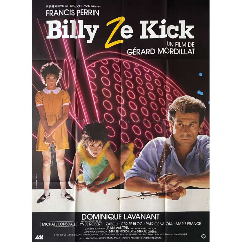 BILLY ZE KICK Movie Poster- 47x63 in. - 1985 - Gérard Mordillat, Francis Perrin