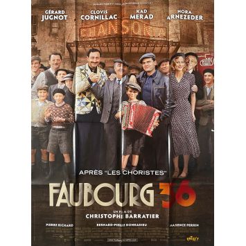 FAUBOURG 36 Affiche de film- 120x160 cm. - 2008 - Gérard Jugnot, Christophe Barratier