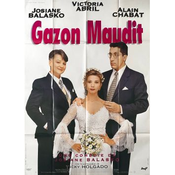 GAZON MAUDIT Affiche de film- 120x160 cm. - 1995 - Victoria Abril, Josiane Balasko