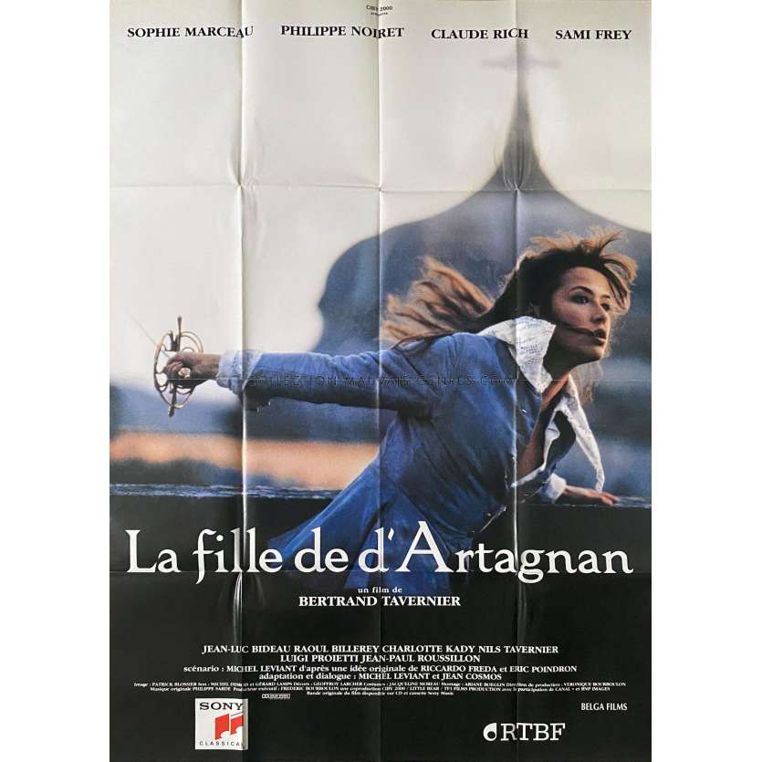 LA FILLE DE DARTAGNAN Affiche de film- 120x160 cm. - 1994 - Sophie Marceau, Bertrand Tavernier