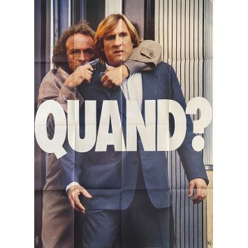 LES FUGITIFS Movie Poster ADV vs. - 47x63 in. - 1986 - Francis Weber, Gérard Depardieu