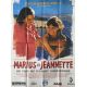 MARIUS ET JEANNETTE Affiche de film- 120x160 cm. - 1997 - Ariane Ascaride, Robert Guédigian