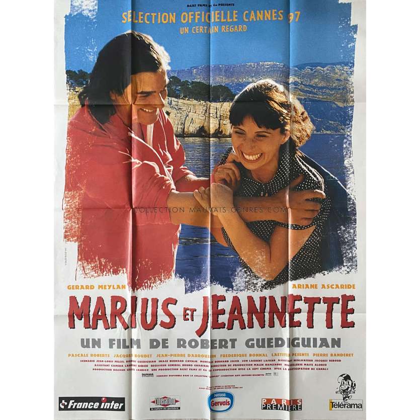 MARIUS AND JEANNETTE Movie Poster- 47x63 in. - 1997 - Robert Guédigian, Ariane Ascaride