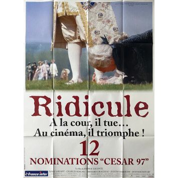 RIDICULE Affiche de film Vs Césars. - 120x160 cm. - 1996 - Charles Berling, Patrice Leconte