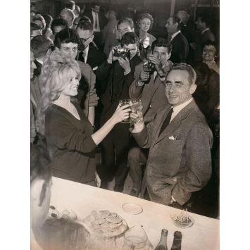 LA VERITE Photo de presse- 20x25 cm. - 1961 - Brigitte Bardot, Henri-Georges Clouzot