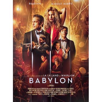 BABYLON Movie Poster- 47x63 in. - 2023 - Damien Chazelle, Brad Pitt