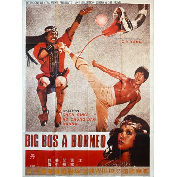 BIG BOSS A BORNEO Affiche de film- 120x160 cm. - 1978 - Bruce Li, Karate, Kung Fu, Hong Kong 