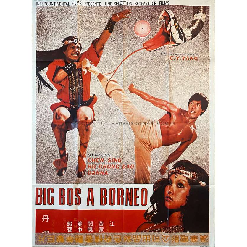 BRUCE LEE IN NEW GUINEA Movie Poster- 47x63 in. - 1978 - Bruce Li, Kung Fu, Hong Kong Martial Arts