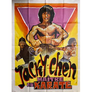 JACKY CHEN MAITRE DU KARATE Affiche de film- 120x160 cm. - 1979 - Karate, Kung Fu, Hong Kong 