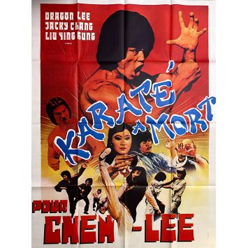 KARATE A MORT POUR CHEN-LEE Affiche de film- 120x160 cm. - 1970 - Lieh Lo, Karate, Kung Fu, Hong Kong 