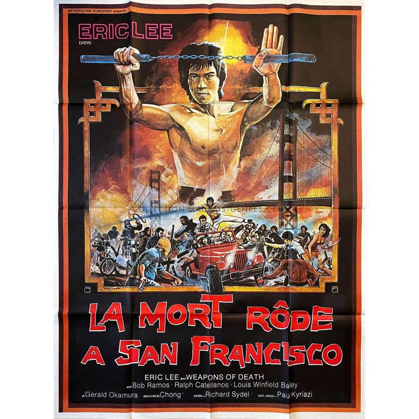 THE WEAPONS OF DEATH Movie Poster- 47x63 in. - 1981 - Kung Fu, Hong Kong Martial Arts
