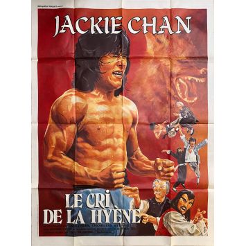 LE CRI DE LA HYENE Affiche de film- 120x160 cm. - 1983 - Jackie Chan, Karate, Kung Fu, Hong Kong 
