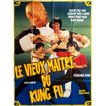 LE VIEUX MAITRE DU KUNG FU Affiche de film- 120x160 cm. - 1978 - Karate, Kung Fu, Hong Kong 