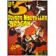 LES 5 PRISES MORTELLES DU DRAGON Affiche de film- 120x160 cm. - 1984 - Karate, Kung Fu, Hong Kong 