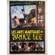 LES ARTS MARTIAUX DE BRUCE LEE Affiche de film- 120x160 cm. - 1973 - Karate, Kung Fu, Hong Kong 