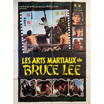 LES ARTS MARTIAUX DE BRUCE LEE Affiche de film- 120x160 cm. - 1973 - Karate, Kung Fu, Hong Kong 