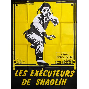 EXECUTIONERS FROM SHAOLIN Movie Poster- 47x63 in. - 1977 - Shaw Brothers, Kung Fu, Hong Kong Martial Arts