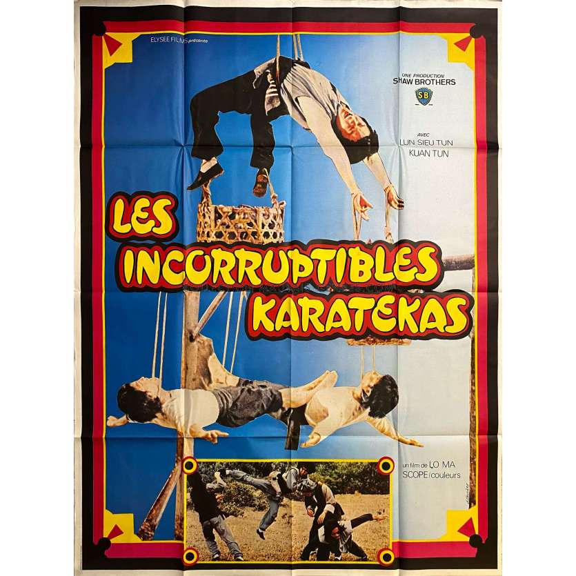 LES INCORRUPTIBLES KARATEKAS Affiche de film- 120x160 cm. - 1979 - Shaw Brothers, Karate, Kung Fu, Hong Kong 