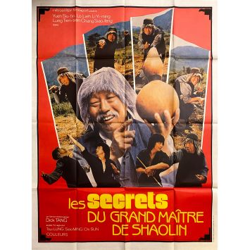 LES SECRETS DU GRAND MAITRE DE SHAOLIN Affiche de film- 120x160 cm. - 1979 - Karate, Kung Fu, Hong Kong 