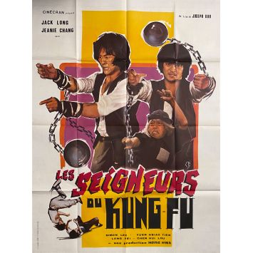LES SEIGNEURS DU KUNG FU Affiche de film- 120x160 cm. - 1979 - Karate, Kung Fu, Hong Kong 