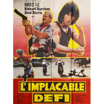 L'IMPLACABLE DEFI Affiche de film- 120x160 cm. - 1980 - Richard Harrison, Bruce Le, Karate, Kung Fu, Hong Kong 