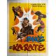SAKE ET KARATE Affiche de film- 120x160 cm. - 1982 - Karate, Kung Fu, Hong Kong 