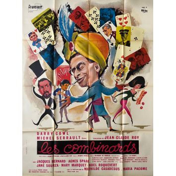 LES COMBINARDS Affiche de film- 120x160 cm. - 1966 - Michel Serrault, Jean-Claude Roy