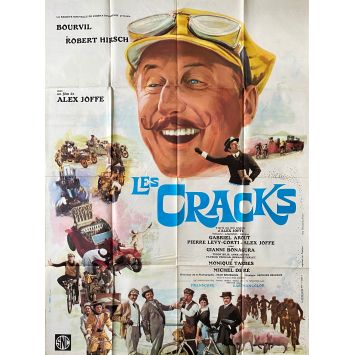 LES CRACKS Affiche de film- 120x160 cm. - 1968 - Bourvil, Alex Joffé