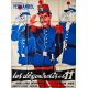 LES DEGOURDIS DE LA 11EME Affiche de film Litho - 120x160 cm. - 1937 - Fernandel, Christian-Jaque