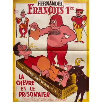 FRANÇOIS 1ER Affiche de film- 60x80 cm. - 1937 - Fernandel, Christian-Jaque