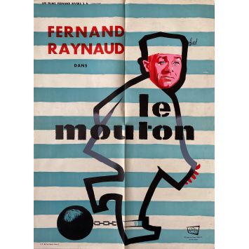 LE MOUTON Affiche de film- 60x80 cm. - 1960 - Fernand Raynaud, Pierre Chevalier