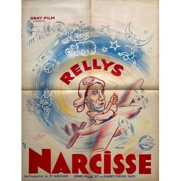 NARCISSE Movie Poster Litho - 23x32 in. - 1940 - Ayres d'Aguiar, Rellys
