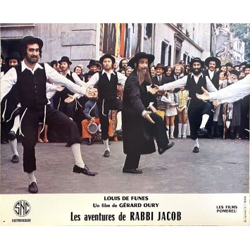 LES AVENTURES DE RABBI JACOB Photo de film N03 - 24x30 cm. - 1973 - Louis de Funès, Gérard Oury