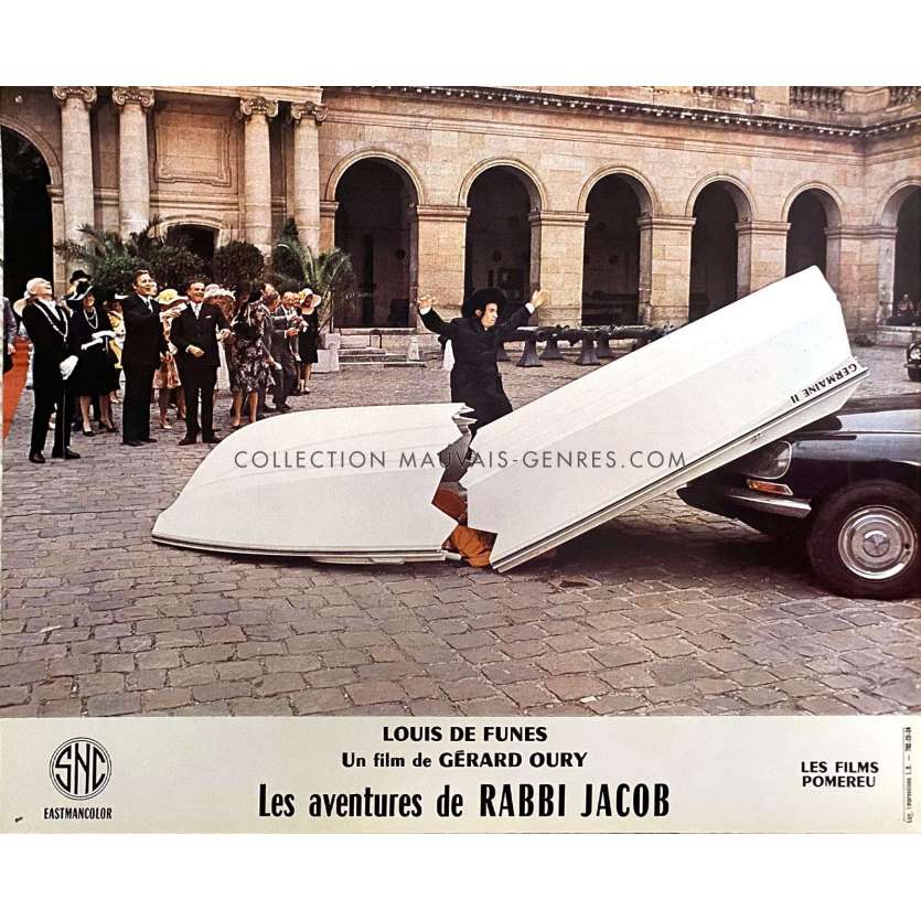 THE MAD ADVENTURES OF RABBI JACOB Original Lobby Card N04 - 10x12 in. - 1973 - Gérard Oury, Louis de Funès