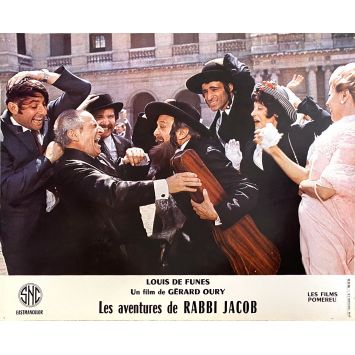 LES AVENTURES DE RABBI JACOB Photo de film N09 - 24x30 cm. - 1973 - Louis de Funès, Gérard Oury