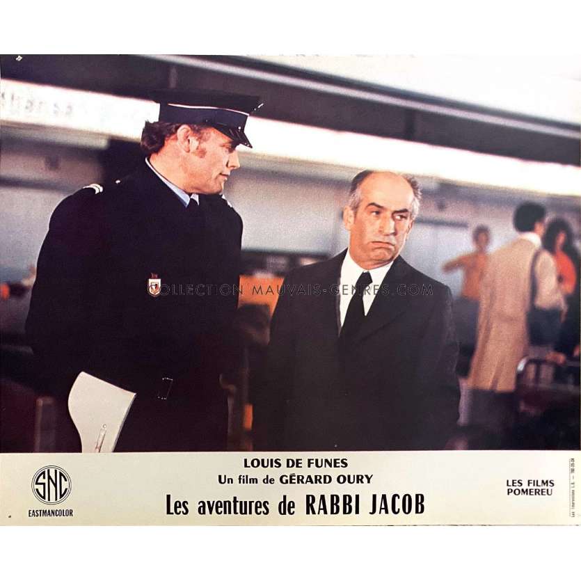 THE MAD ADVENTURES OF RABBI JACOB Original Lobby Card N11 - 10x12 in. - 1973 - Gérard Oury, Louis de Funès