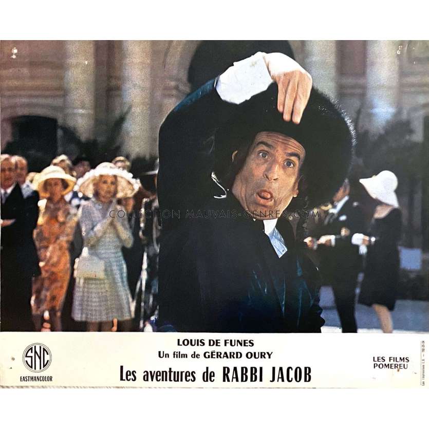 THE MAD ADVENTURES OF RABBI JACOB Lobby Card N14 - Set B - 9x12 in. - 1973 - Gérard Oury, Louis de Funès