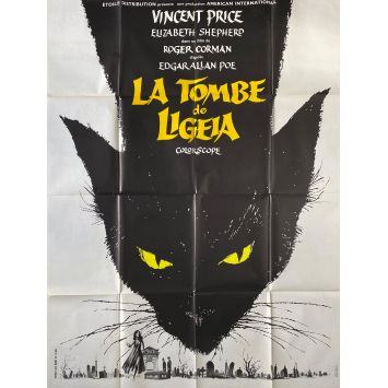 LA TOMBE DE LIGEIA Affiche de film- 120x160 cm. - 1964 - Vincent Price, Roger Corman