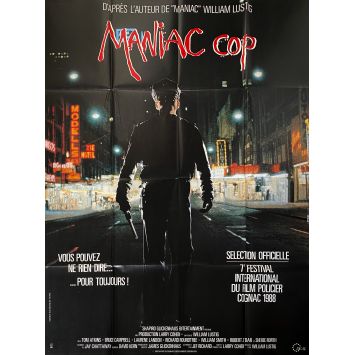 MANIAC COP Affiche de film- 120x160 cm. - 1988 - Bruce Campbell, William Lustig