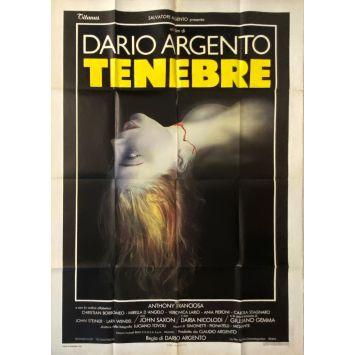 TENEBRE Movie Poster- 39x55 in. - 1982 - Dario Argento, John Saxon TENEBRE Movie Poster- 39x55 in. - 1982 - Dario Argento, John Saxon