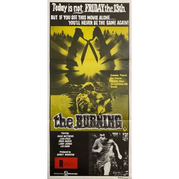 THE BURNING Movie Poster- 13x30 in. - 1981 - Tony Maylam, Brian Matthews