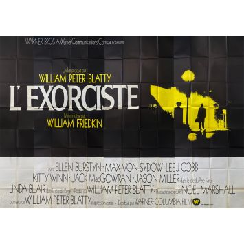 L'EXORCISTE Affiche de film- 400x300 cm. - 1974 - Max Von Sidow, William Friedkin