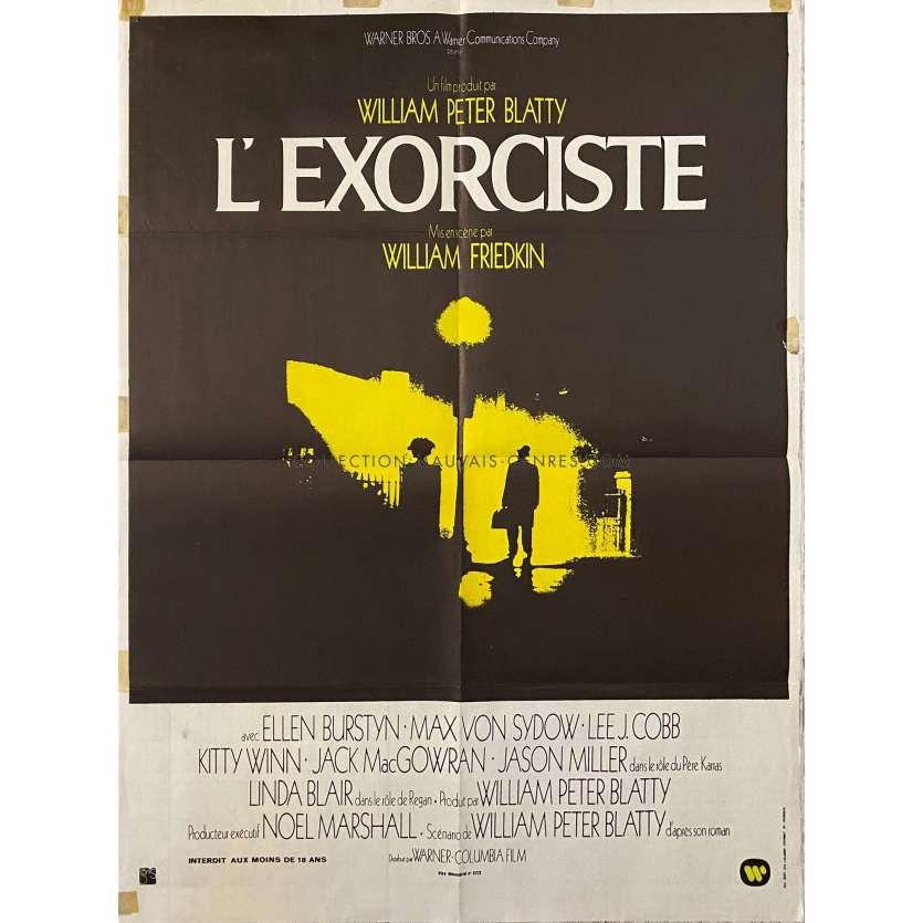 L'EXORCISTE Affiche de film- 60x80 cm. - 1974 - Max Von Sidow, William Friedkin