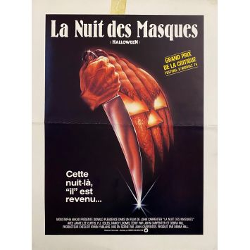 HALLOWEEN LA NUIT DES MASQUES Synopsis- 24x30 cm. - 1978 - Jamie Lee Curtis, John Carpenter