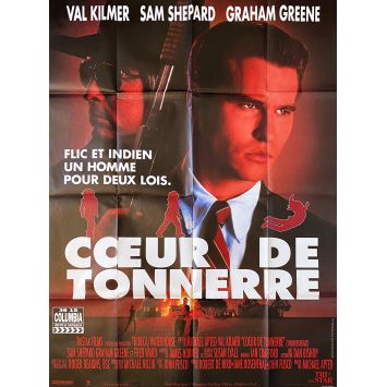 COEUR DE TONNERRE Affiche de film120x160 - 1992 - Val Kilmer, Michael Apted